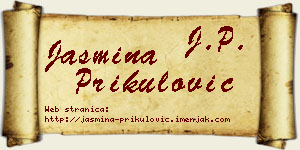 Jasmina Prikulović vizit kartica